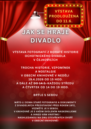 JAK SE HRAJE DIVADLO - výstava prodloužena 1